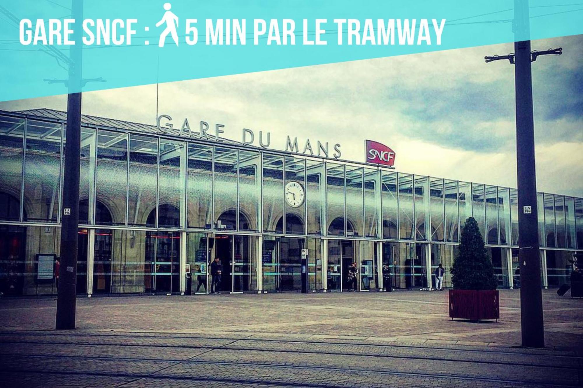 Tramway 10 Jaures Cosy Proche Gare Apartment เลอม็องส์ ภายนอก รูปภาพ